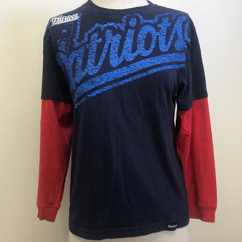 NFL Patriots Bold Logo Long-sleeve Tee